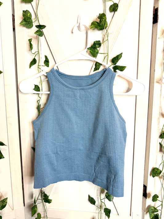 Ebb To Street Racerback Crop Tank *SIZE  6