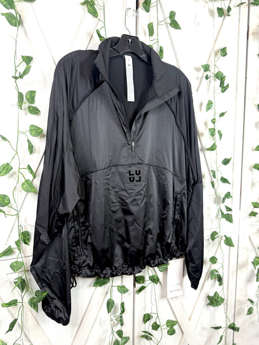 Stretch-Satin Flocked Training Jacket *Size S