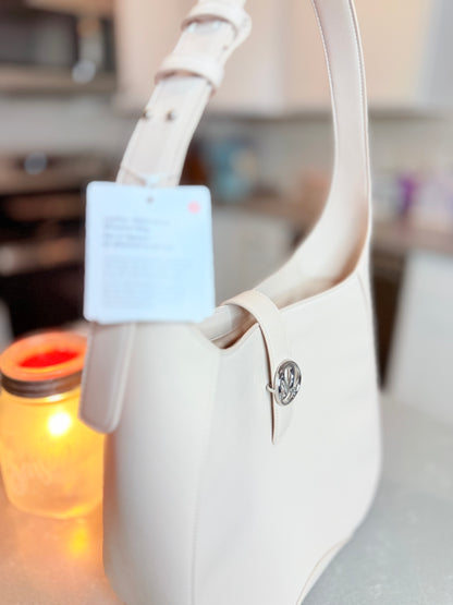 Leather alt shoulder bag