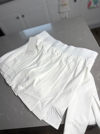 Peek-A-Boo Pleat Tennis Skirt *Size L