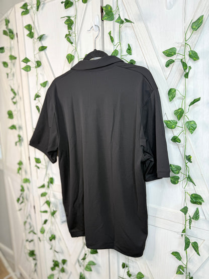 Textured Mesh Short Sleeve Polo