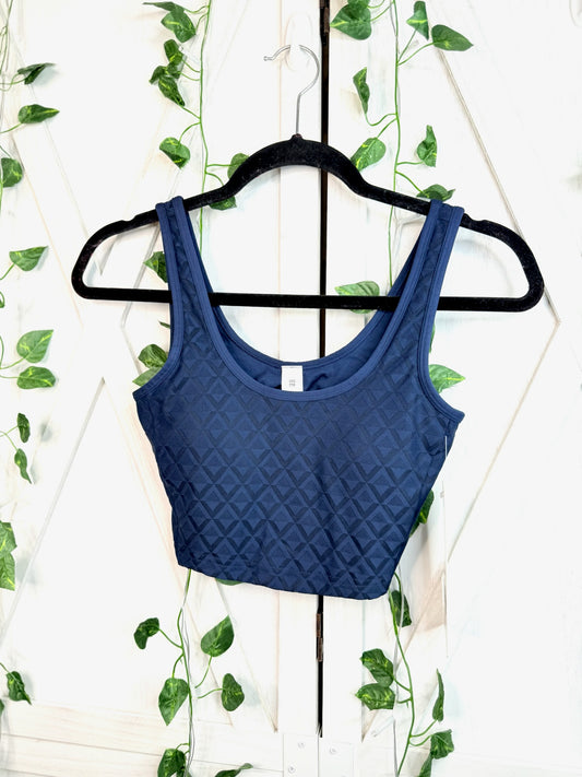 Textured Mesh Tennis Tank* Size XXS
