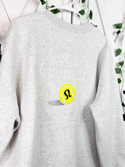 W Big Cozy Oversized Pullover *Graphic *Size XL