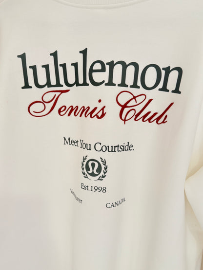 Heavyweight Fleece Pullover *Tennis Club *Size M•L