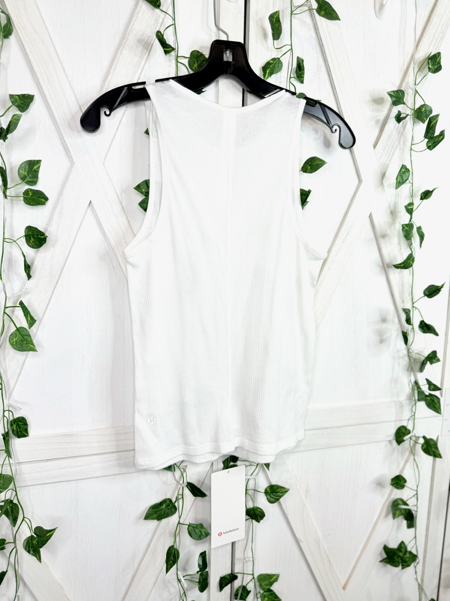 Sheer Cotton High-Neck Tank *Size S