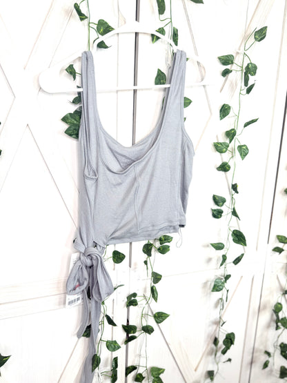 Side-Tie Cropped Tank Top *Size 8