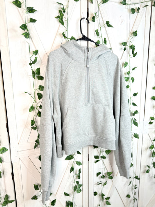 Scuba Oversized Half-Zip Hoodie