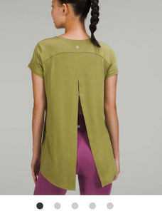 Modal Open Up Tie Back T-Shirt