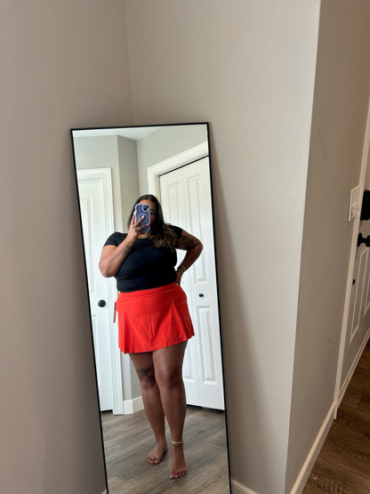 A-Line Side-Pleat Tennis Skirt *Size XL