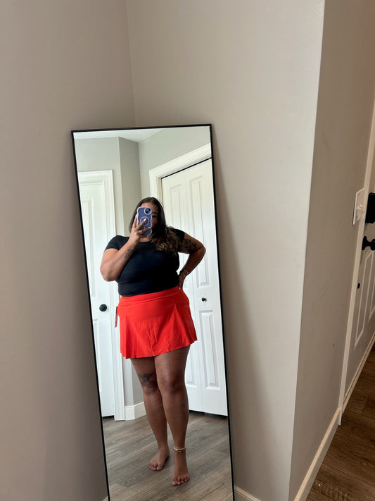 A-Line Side-Pleat Tennis Skirt *Size XL