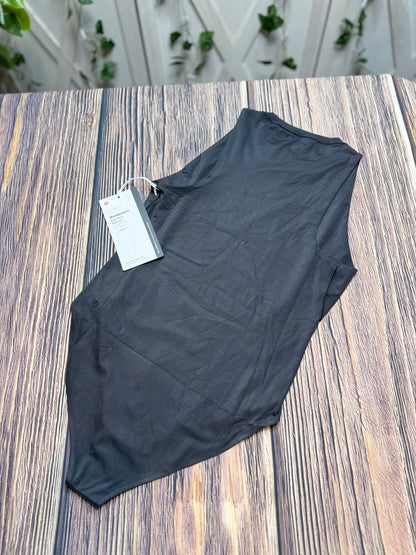 Nulu High-Neck Sleeveless Bodysuit