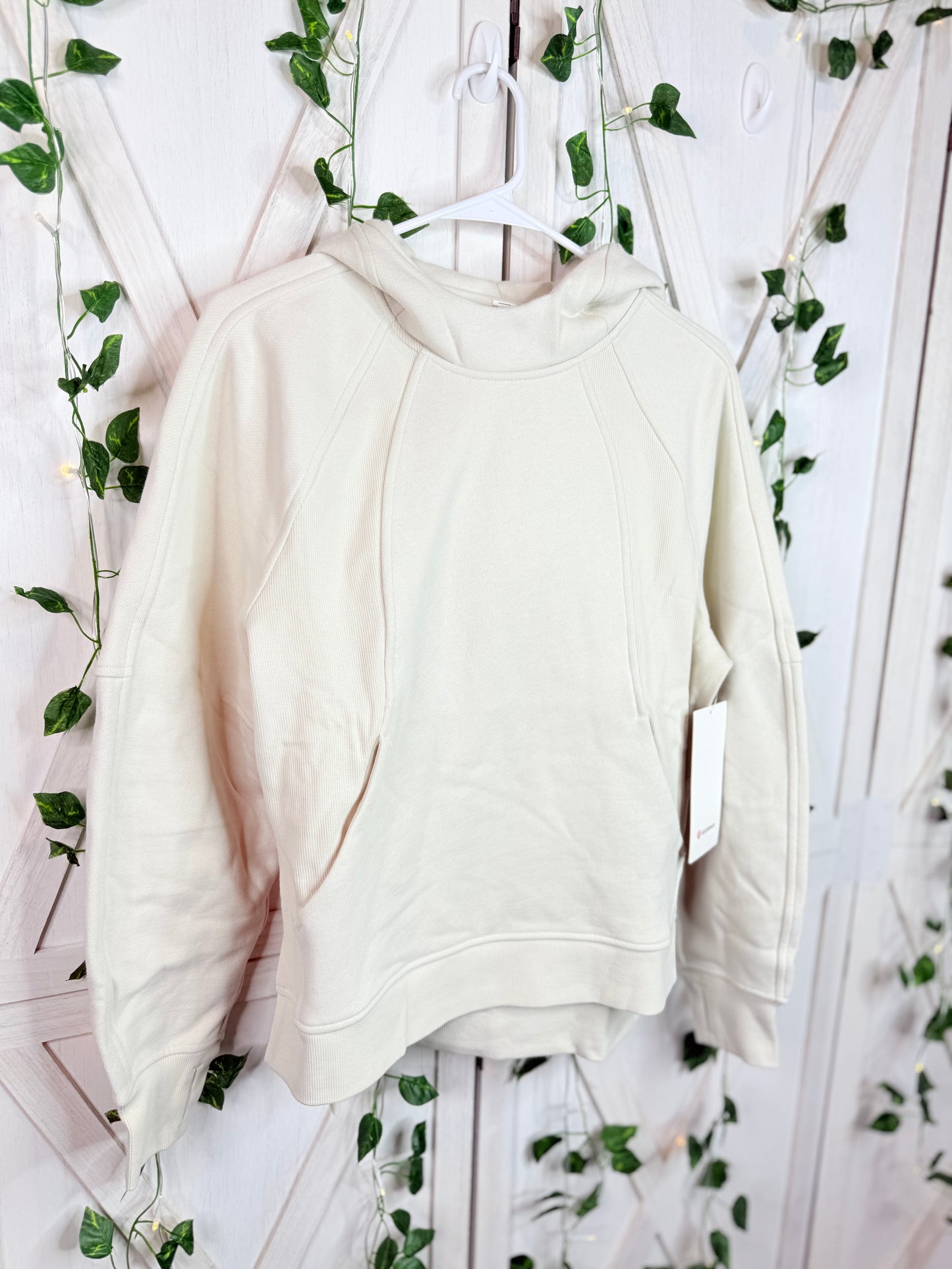 Scuba oversized side slit hoodie *Size Xs/s