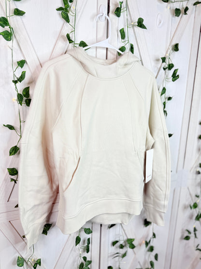 Scuba oversized side slit hoodie *Size Xs/s