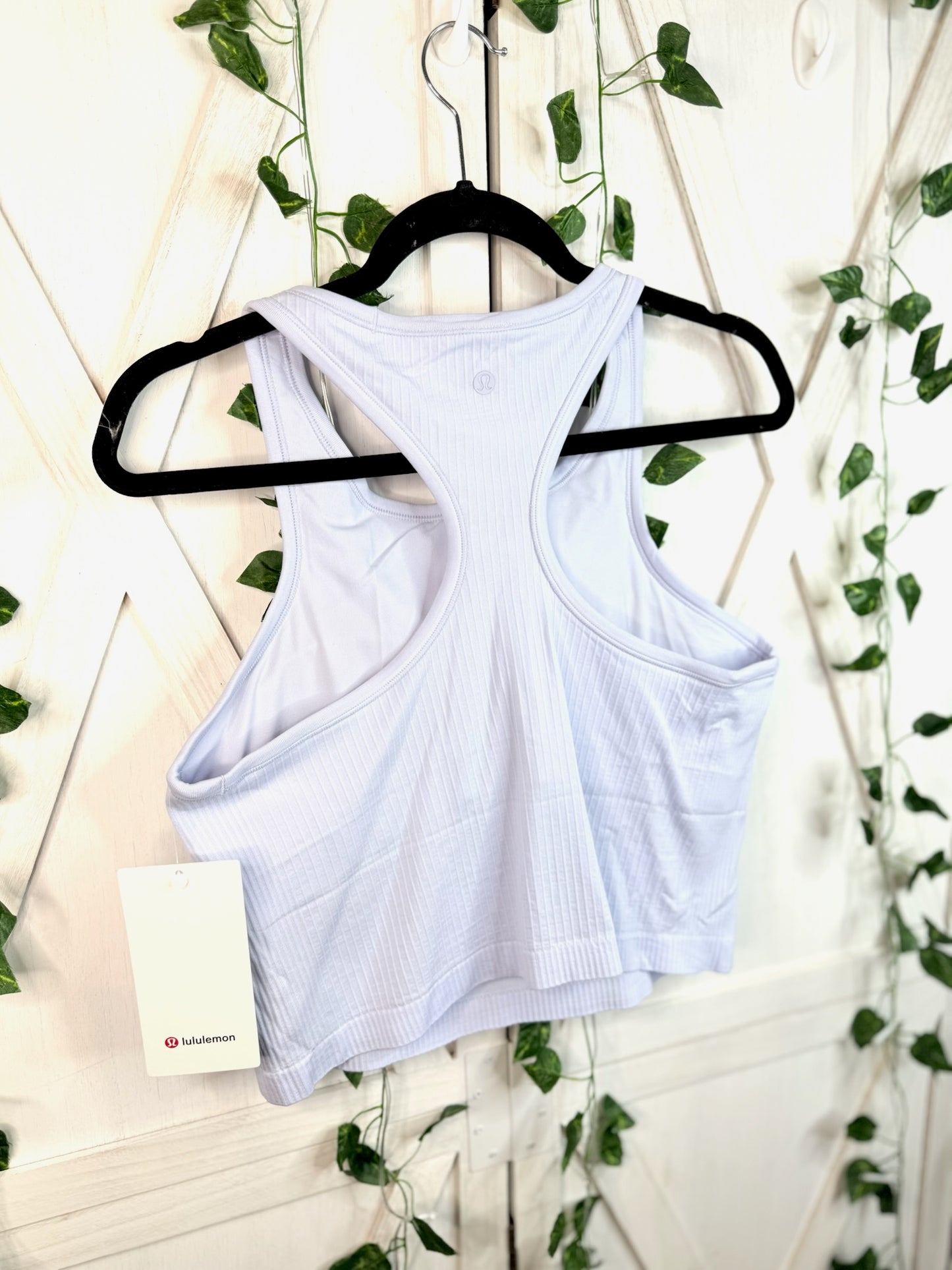 Ebb to Street Cropped Racerback Tank * Size 12