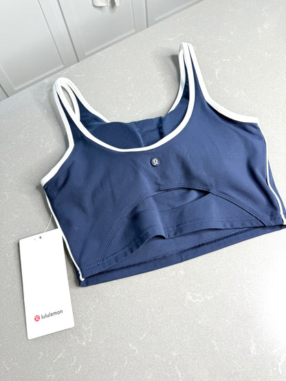 Scoop-Neck Cutout Tennis Tank *Size S