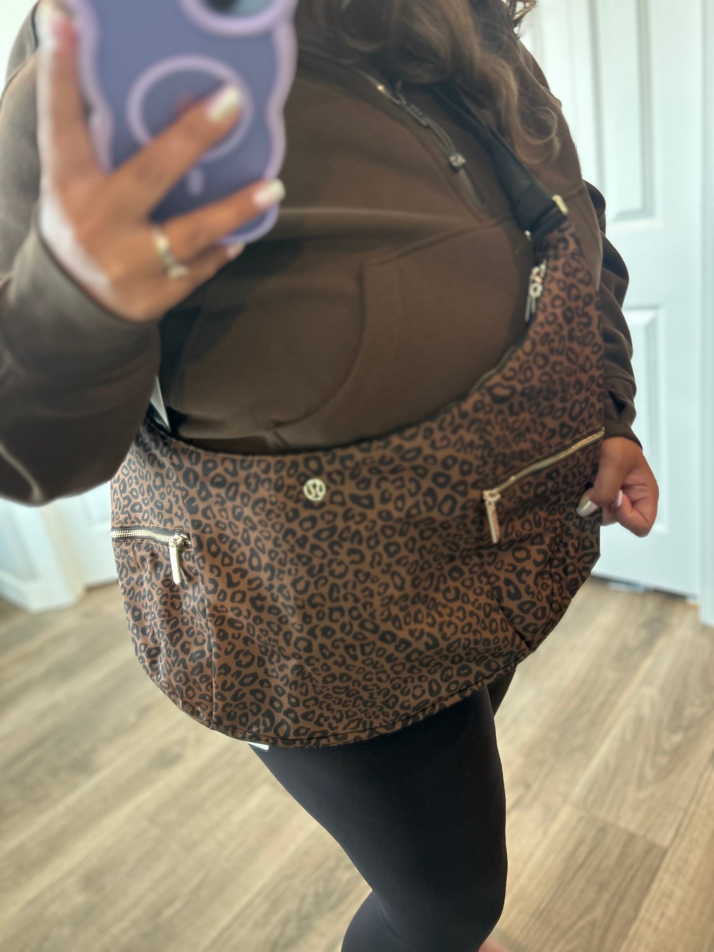 Large Slouchy Sling Bag 13L * Metal Hardware