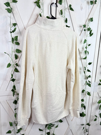 Scuba Oversized Funnel Neck Half Zip *Size M/L