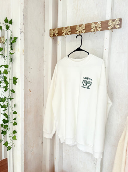 Heavyweight Fleece Pullover *Tennis Club *Size M•L