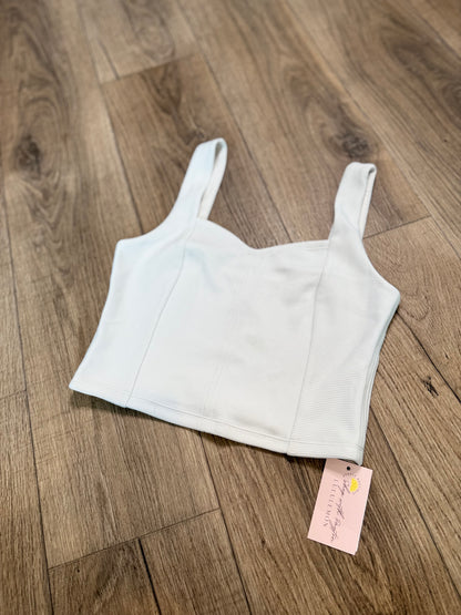 Ribbed Softstreme Sweetheart Tank *Size M & L