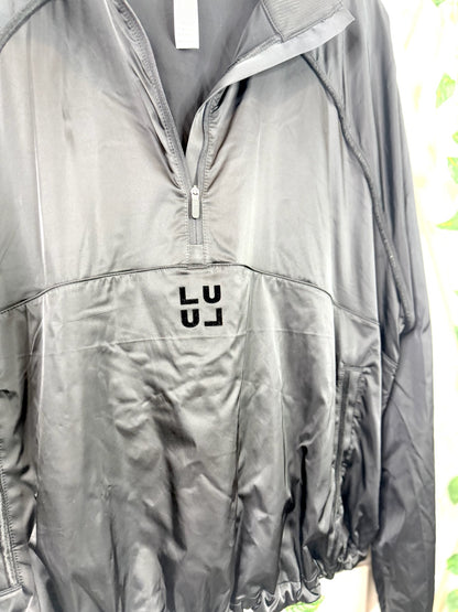 Stretch-Satin Flocked Training Jacket *Size S