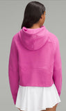 Scuba oversized half-zip hoodie