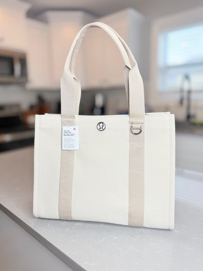 Two-Tone Canvas Tote 10L