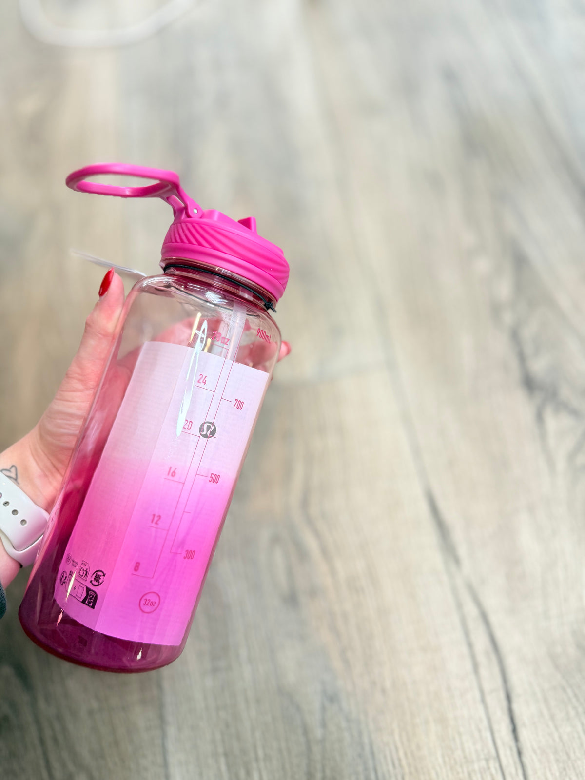 Back to Life Clear Bottle 32oz *Straw Lid