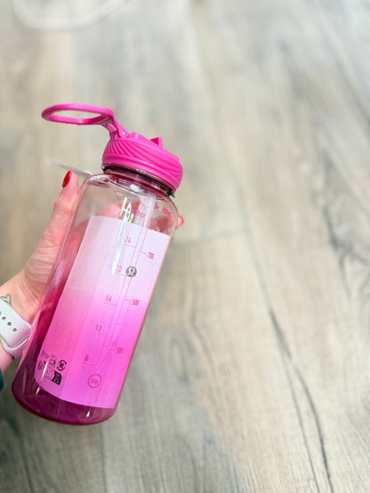 Back to Life Clear Bottle 32oz *Straw Lid