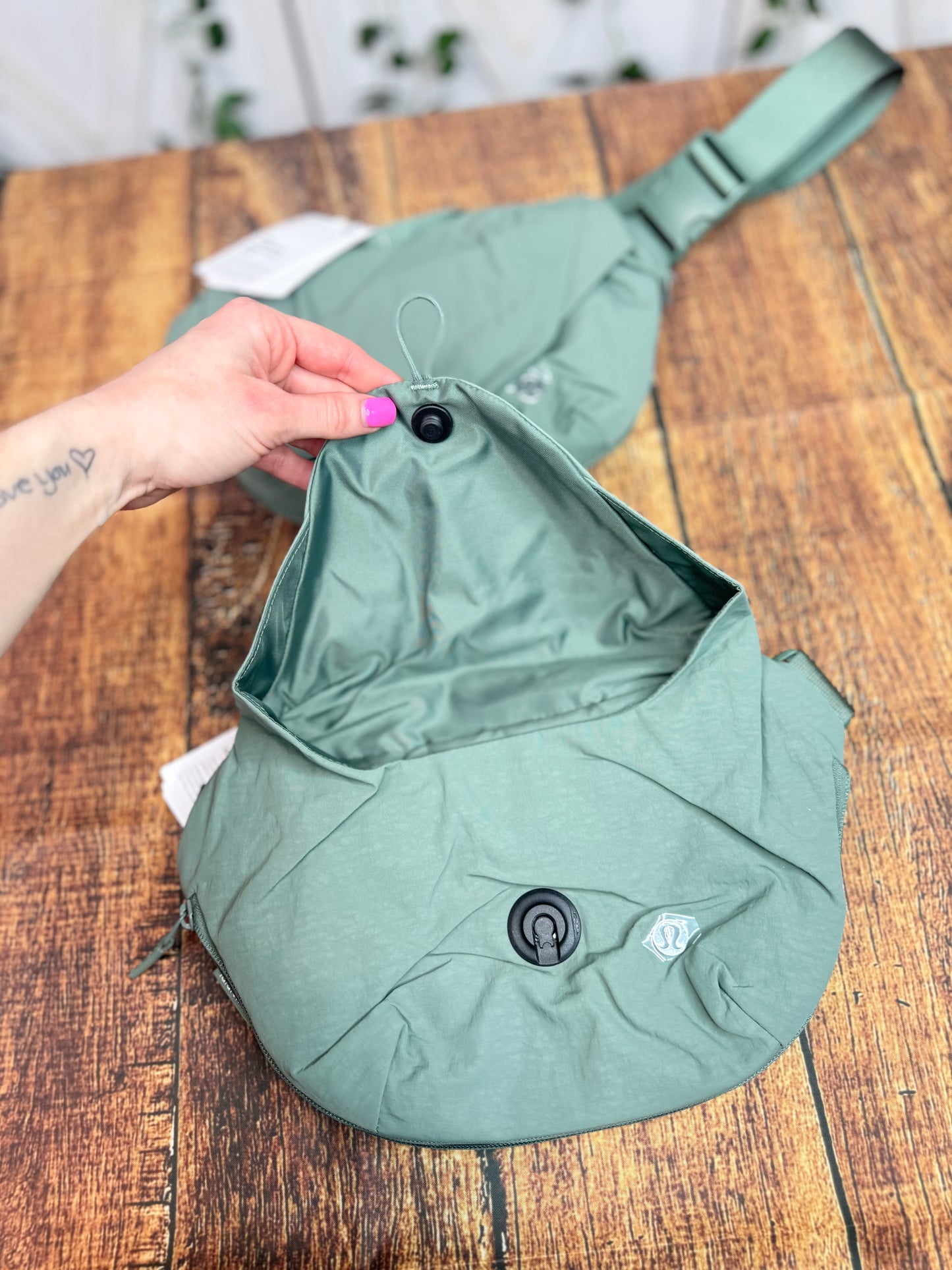 Curved Crossbody Bag