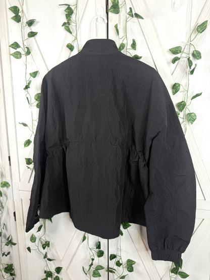 Crinkle Nylon Cinchable Jacket *Size M