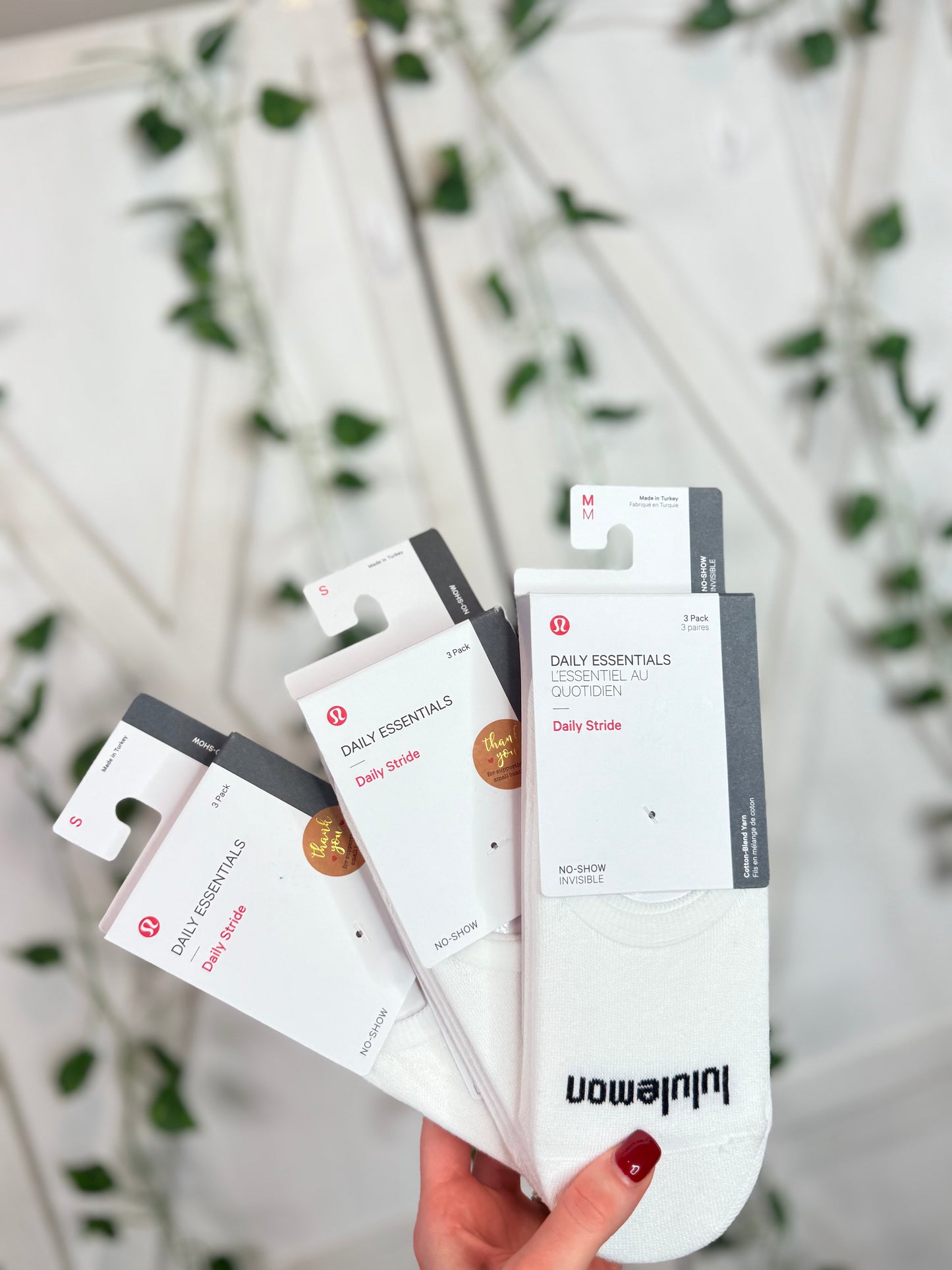 Woman’s Daily Stride No-Show Socks *Size S •M