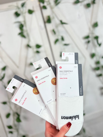 Woman’s Daily Stride No-Show Socks *Size S •M