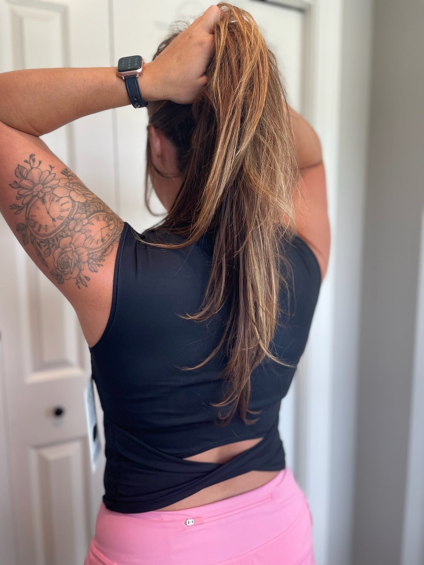All It Takes Back-Twist Tank * Silky * Size 6 •8