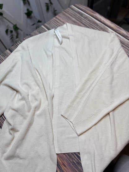Boxy cotton blend knit wrap *Size L