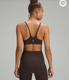 wunder train strappy racer bra