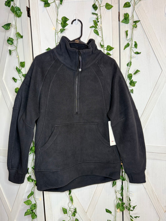 Scuba oversized funnel neck half zip* SIZE XS