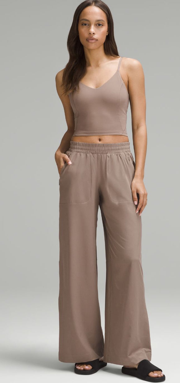 Swift wide leg mid rise pant