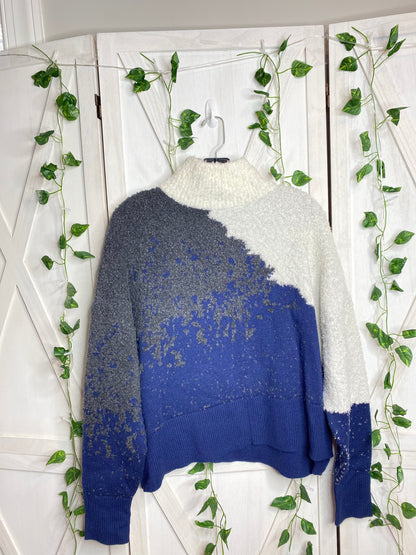 Ombre Knit Textured Turtleneck *SIZE 4•6