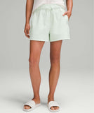 Cinchable Waist High-Rise Woven Short 3.5"