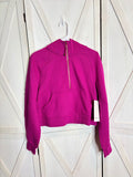 scuba oversized half-zip hoodie