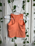 Ebb to Street Cropped Racerback Tank Top  *SIZE 6
