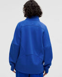 scuba oversized funnel neck half-zip