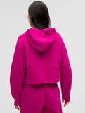 scuba oversized half-zip hoodie