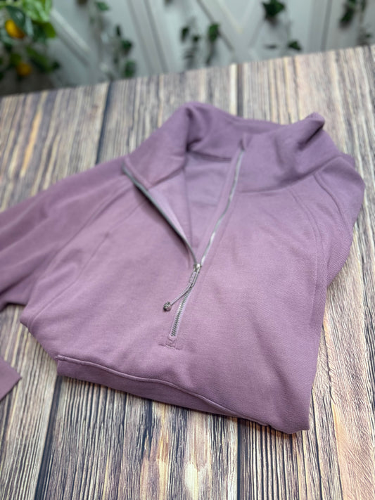 Scuba Oversized Funnel Neck Half Zip *Size XL/XXL