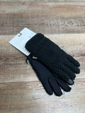 Textured fleece gloves