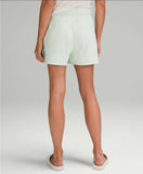 Cinchable Waist High-Rise Woven Short 3.5"