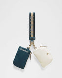 Dual pouch wristlet