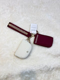 dual pouch wristlet