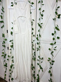 Pima Cotton Open-Back Midi Dress *SIZE 8