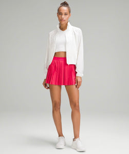 High-Rise pleated tennis skirt